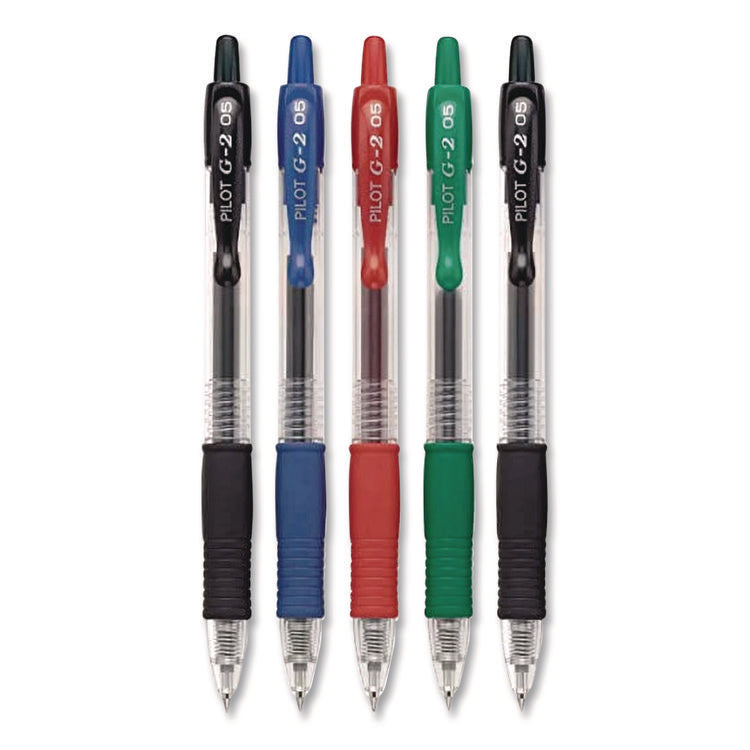 G2 Premium Gel Pen, Retractable, Extra-Fine 0.5 mm, Assorted Ink and Barrel Colors, 5/Pack