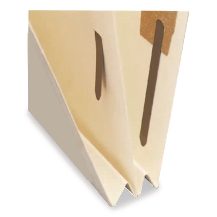 Heavy-Duty End Tab Classification Folders, 2" Expansion, 1 Divider, 4 Fasteners, Letter Size, Manila, 25/Box