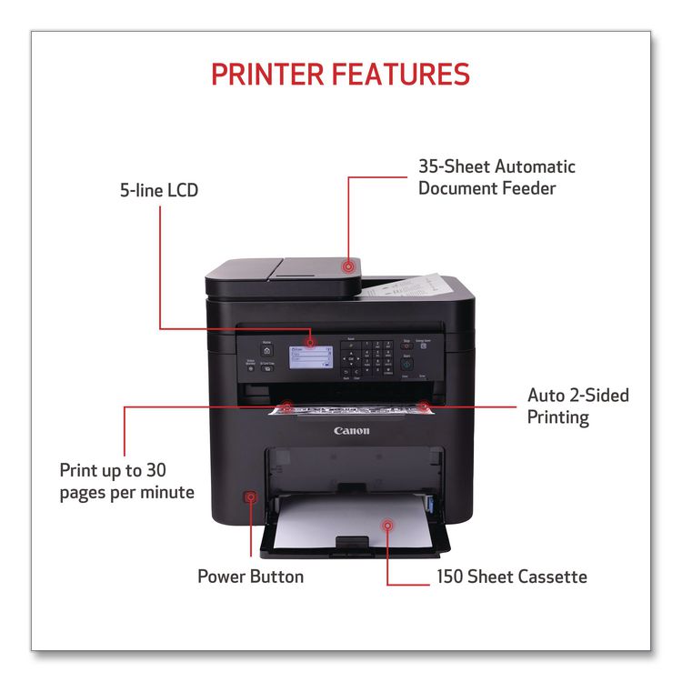 imageCLASS MF273dw Wireless Multifunction Laser Printer, Copy/Print/Scan