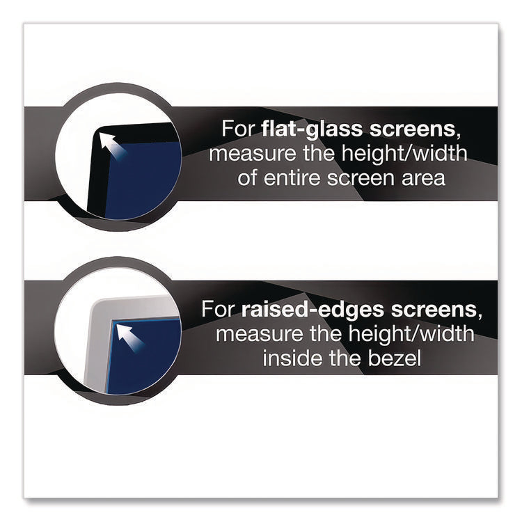 Frameless Blackout Privacy Filter for 19.5" Widescreen Flat Panel Monitor, 16:10 Aspect Ratio