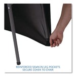 Igear Fabric Table Cover, Polyester/spandex, 24" X 48", Black