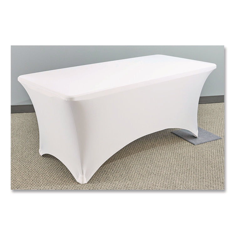 iGear Fabric Table Cover, Polyester, 30 x 72, White