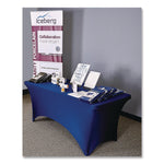 Igear Fabric Table Cover, Polyester/spandex, 30 "x 72", Blue