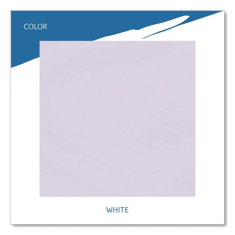 iGear Fabric Table Cover, Polyester, 30 x 96, White