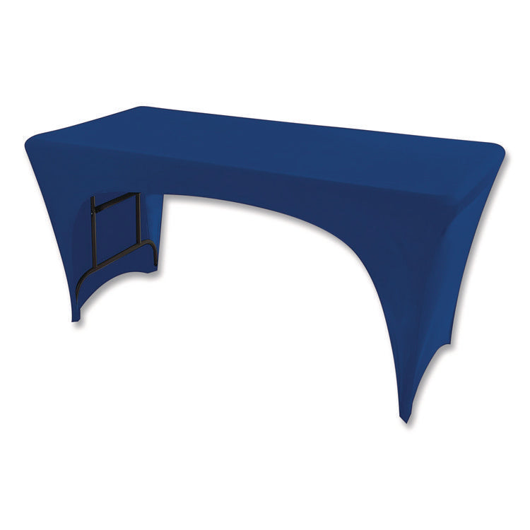 Igear Fabric Table Cover, Open Design, Polyester/spandex, 30" X 72", Blue