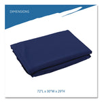 Igear Fabric Table Cover, Open Design, Polyester/spandex, 30" X 72", Blue