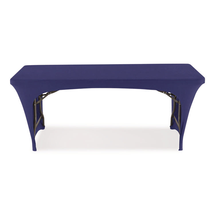 Igear Fabric Table Cover, Open Design, Polyester/spandex, 30" X 72", Blue