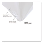 iGear Fabric Table Cover, Polyester, 30 x 96, White