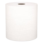 Hard Roll Paper Towels with Premium Absorbency Pockets, 1-Ply, 8" x 425 ft, 1.5" Core, White, 12 Rolls/Carton