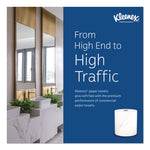 Hard Roll Paper Towels with Premium Absorbency Pockets, 1-Ply, 8" x 600 ft, 1.75" Core, White, 6 Rolls/Carton