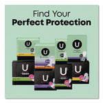U by Kotex Security Regular Maxi Pads, Unscented, 48/Pack