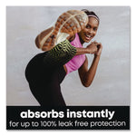 U by Kotex Security Regular Maxi Pads, Unscented, 48/Pack