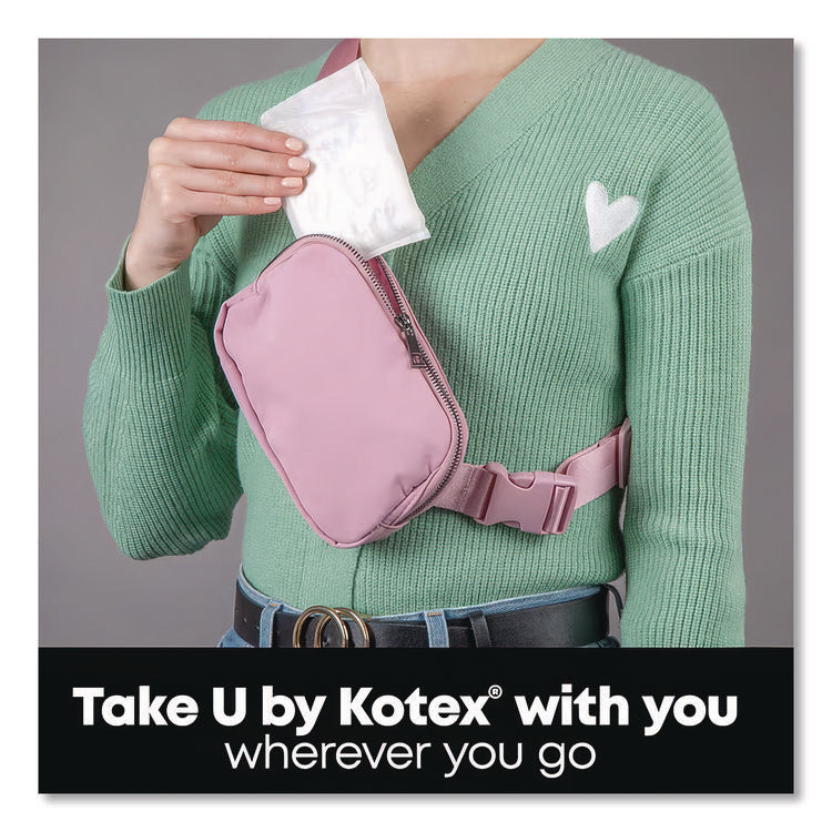 U by Kotex Security Regular Maxi Pads, Unscented, 48/Pack