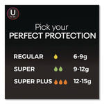 U by Kotex Click Compact Tampons, Super, 32/Pack