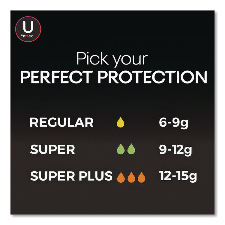 U by Kotex Click Compact Tampons, Super, 32/Pack