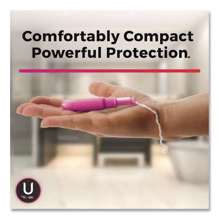 U by Kotex Click Compact Tampons, Super, 32/Pack