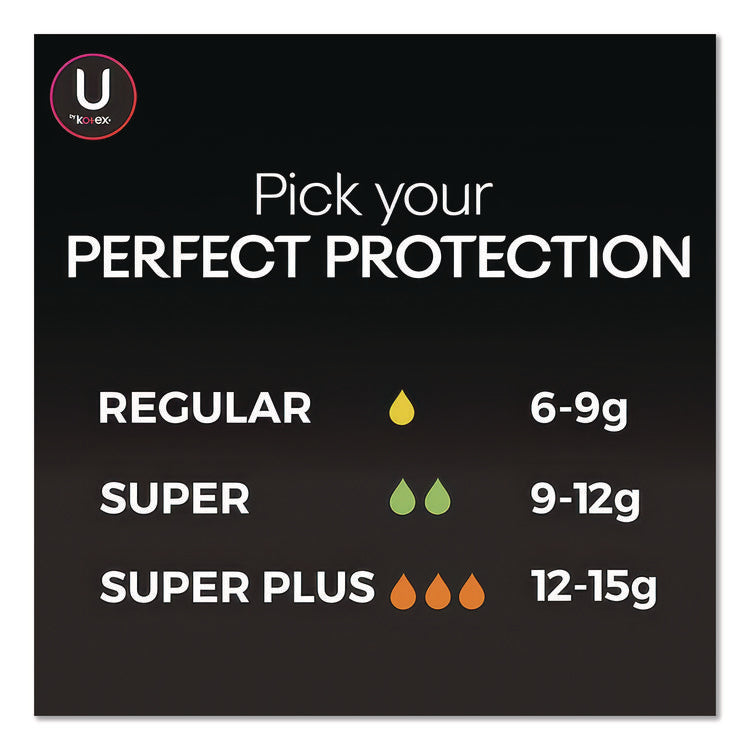 U by Kotex Click Compact Tampons, Regular, 32/Pack