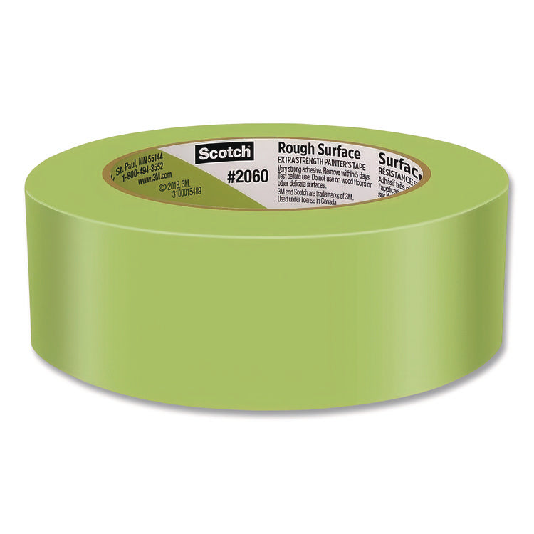 Rough Surface Extra Strength Painter's Tape, 3" Core, 1.41" x 60.1 yds, Green