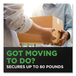 Tough Grip Moving Packaging Tape, 3" Core, 1.88" X 43.7 Yds, Clear, 6/pack