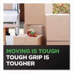 Tough Grip Moving Packaging Tape, 3" Core, 1.88" X 43.7 Yds, Clear, 6/pack