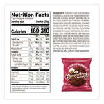 Cookies - Single Serve, Chocolate Brownie, 2.5 Oz Packet, 60/carton