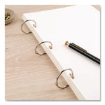 Metal Book Rings, 1.5" Diameter, 100/Box