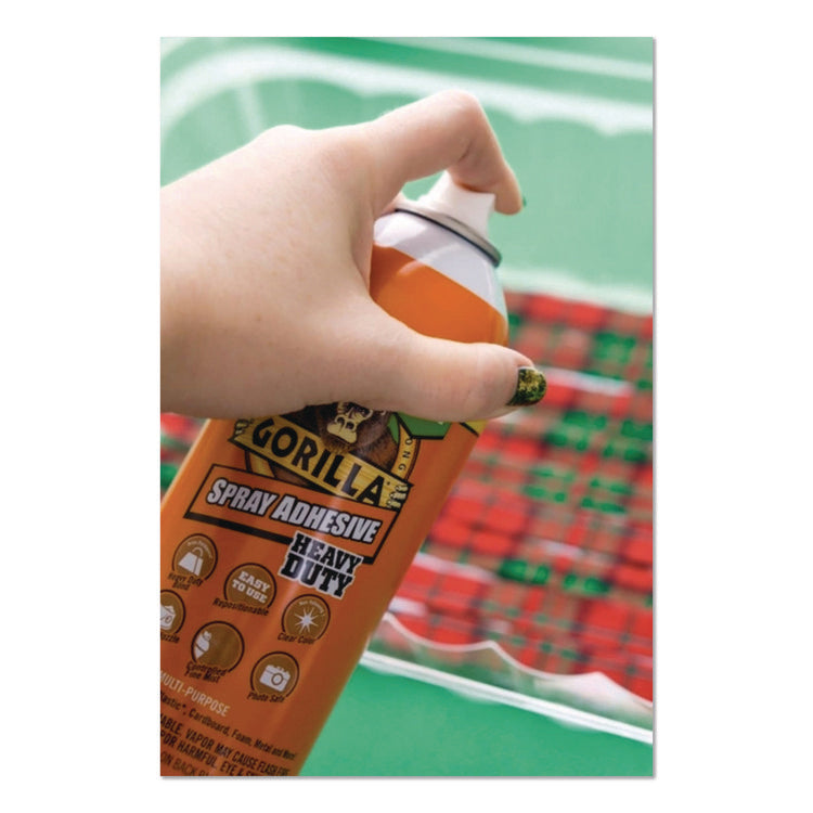 Spray Adhesive, 14 oz, Dries Clear