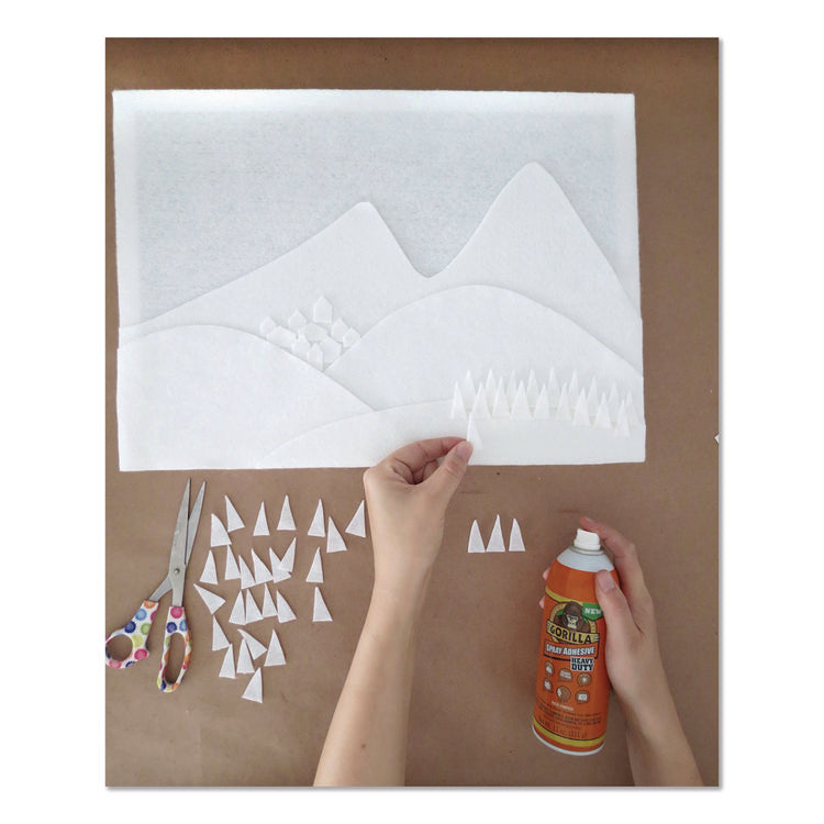 Spray Adhesive, 14 oz, Dries Clear