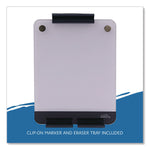 Clarity Personal Board, 9" x 12", White Surface, Satin Aluminum Frame