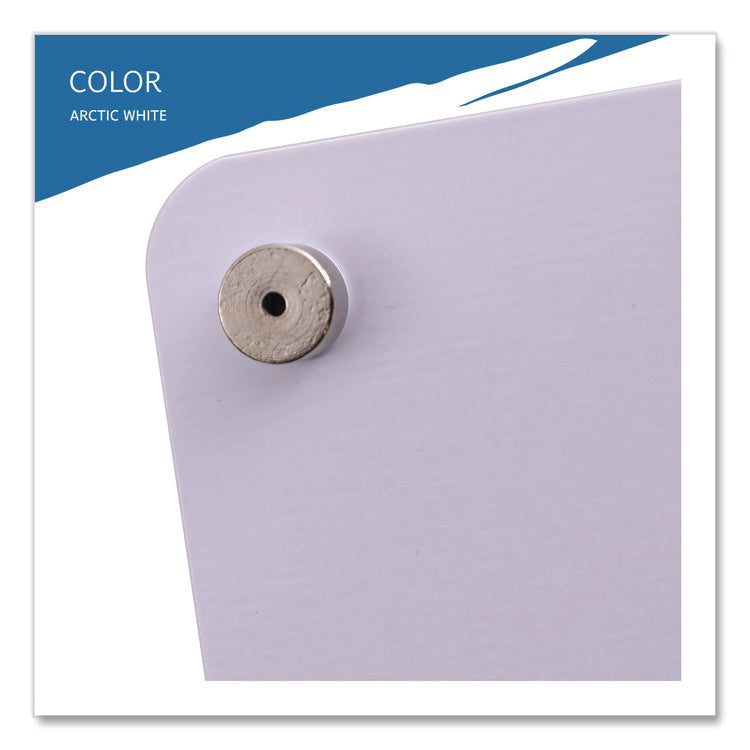 Clarity Personal Board, 9" x 12", White Surface, Satin Aluminum Frame