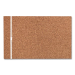 iDesign Frameless Cork Bulletin Board, 24" x 38", Tan Surface