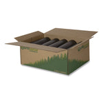 Linear Low Density Large Trash and Yard Bags, Open-Face, 33 gal, 0.9 mil, 32.5" x 40", Black, 80/Carton