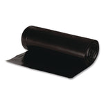 Linear Low Density Recycled Can Liners, 16 gal, 0.85 mil, 24" x 33", Black, 25 Bags/Roll, 20 Rolls/Carton