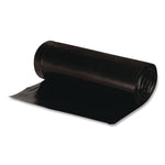 Linear Low Density Recycled Can Liners, 33 gal, 1.25 mil, 33" x 39", Black, 10 Bags/Roll, 10 Rolls/Carton
