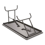 OfficeWorks Commercial Wood-Laminate Folding Table, Rectangular, 60" x 30" x 29", Gray/Charcoal