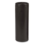 Linear Low Density Recycled Can Liners, 56 gal, 1.25 mil, 43" x 48", Black, 10 Bags/Roll, 10 Rolls/Carton