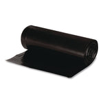 Linear Low Density Recycled Can Liners, 45 gal, 1.65 mil, 40" x 46", Black, 10 Bags/Roll, 10 Rolls/Carton