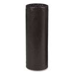 Linear Low Density Recycled Can Liners, 45 gal, 1.65 mil, 40" x 46", Black, 10 Bags/Roll, 10 Rolls/Carton