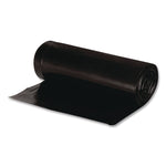 Linear Low Density Recycled Can Liners, 60 gal, 2 mil, 38" x 58", Black, 10 Bags/Roll, 10 Rolls/Carton