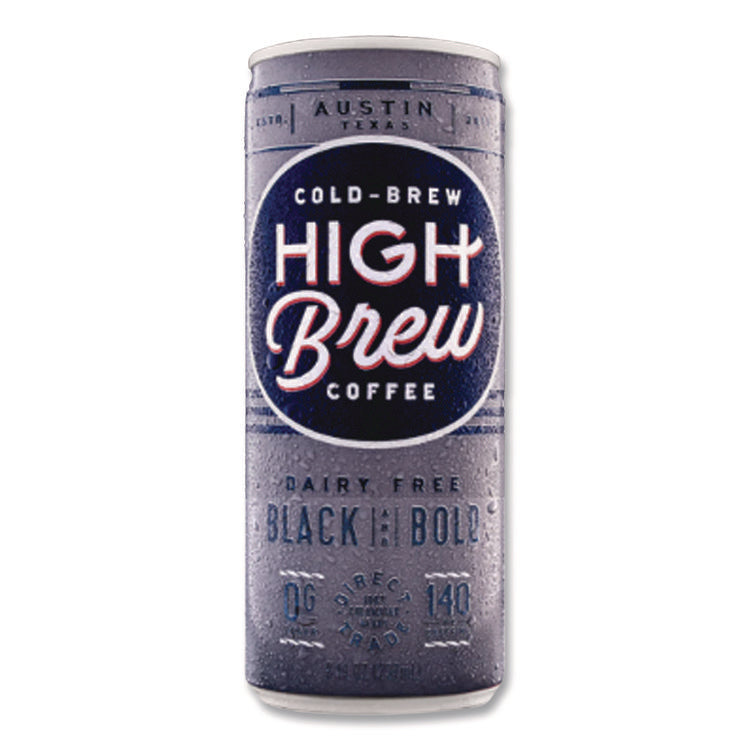 Cold Brew Coffee + Protein, Black And Bold, 8 Oz Can, 12/pack