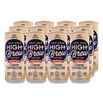 Cold Brew Coffee + Protein, Creamy Cappuccino, 8 Oz Can, 12/pack