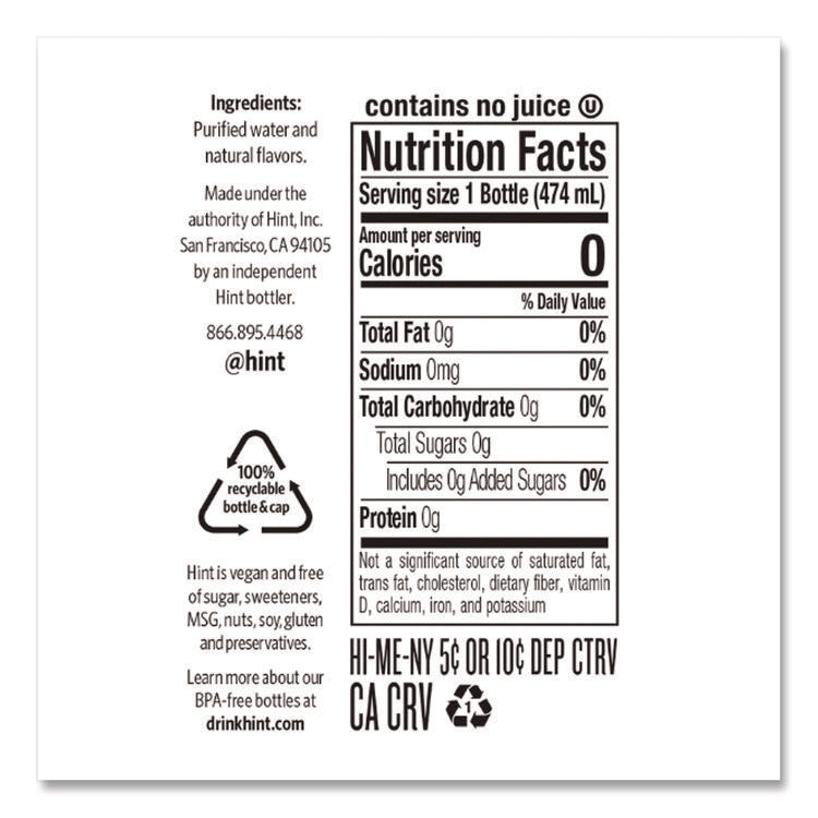 Flavored Water, Cherry, 16 Oz Bottle, 12 Bottles/carton