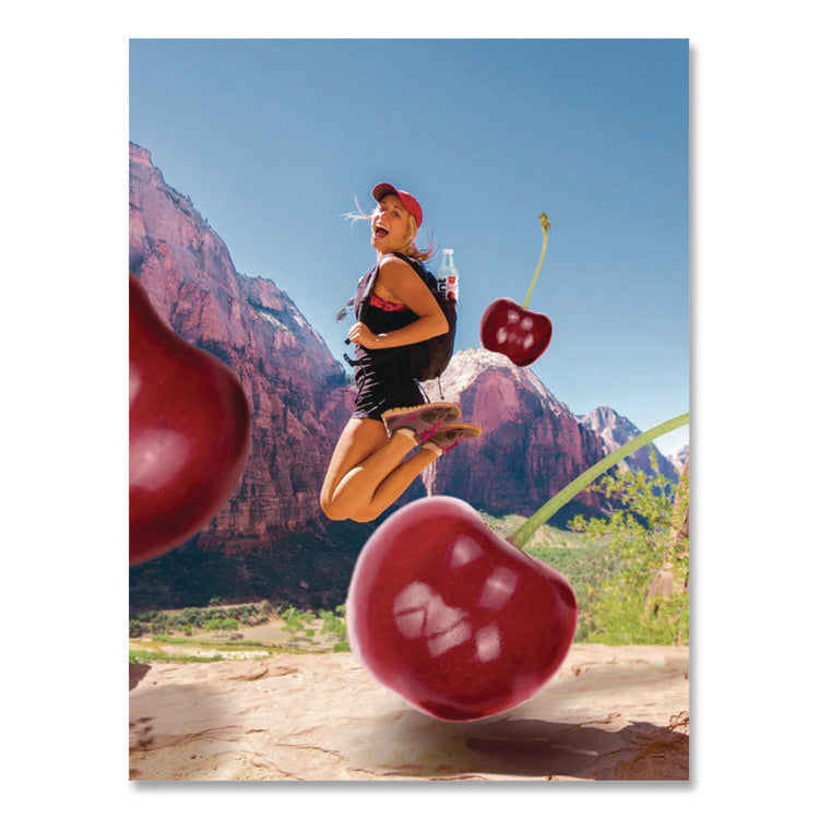 Flavored Water, Cherry, 16 Oz Bottle, 12 Bottles/carton