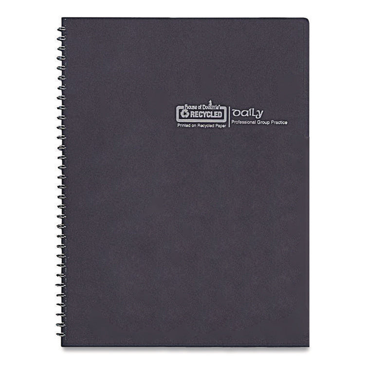 Recycled Undated Assignment Book For Intermediate Grades, 40-Weeks: Eight-Subject Day, Blue Cover, (100) 11 x 8.5 Sheets