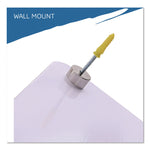 Clarity Personal Board, 12" x 16", White Surface, Satin Aluminum Frame