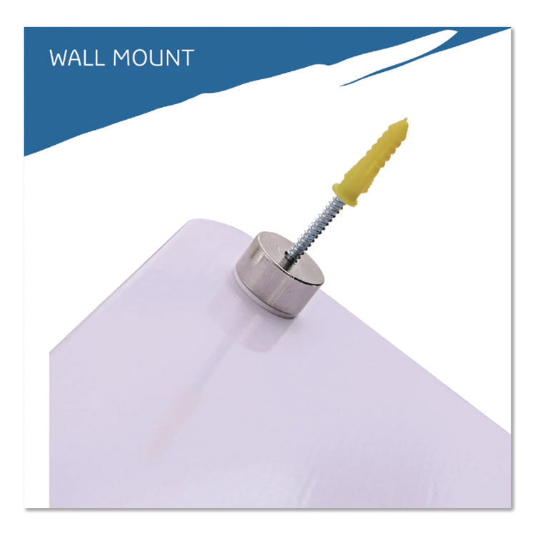 Clarity Personal Board, 12" x 16", White Surface, Satin Aluminum Frame