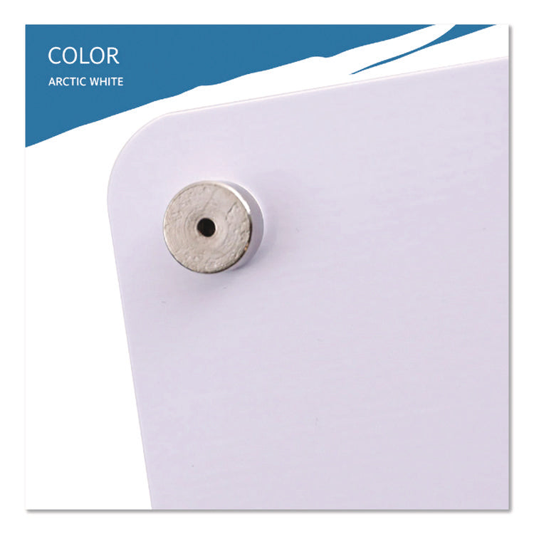 Clarity Personal Board, 12" x 16", White Surface, Satin Aluminum Frame