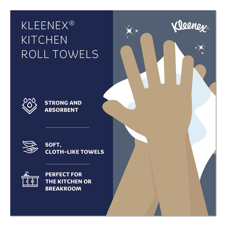 Premiere Kitchen Roll Towels, 1-Ply, 11 x 10.4, White, 70/Roll, 24 Rolls/Carton