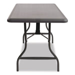 IndestrucTable Industrial Folding Table, Rectangular, 60" x 30" x 29", Charcoal