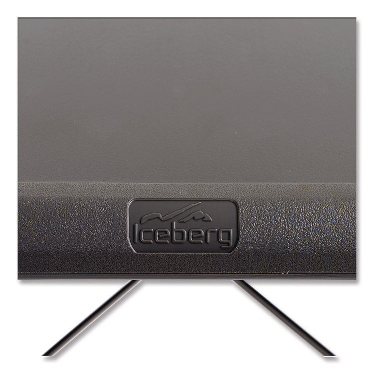 IndestrucTable Industrial Folding Table, Rectangular, 60" x 30" x 29", Charcoal